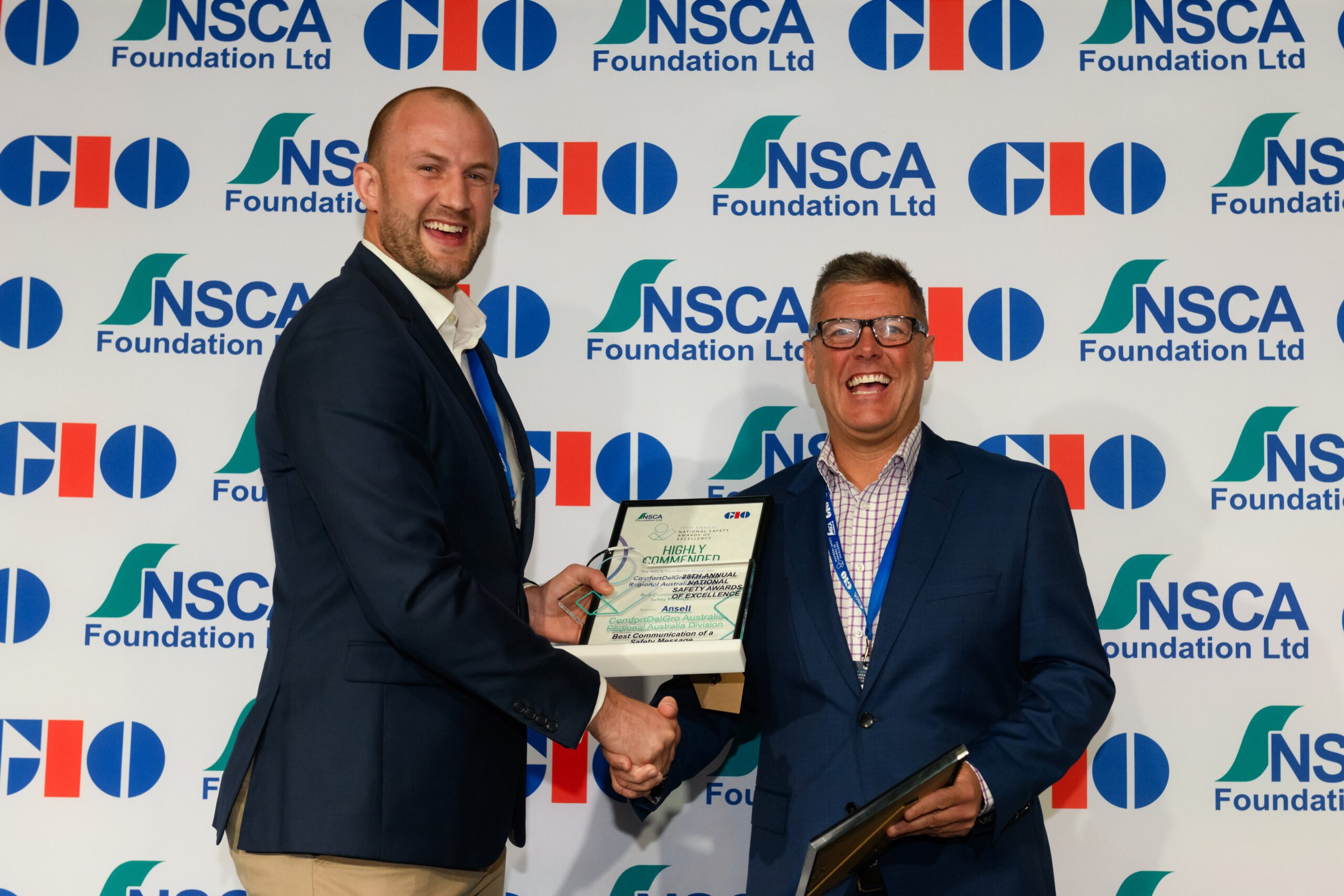 CDC received the Highly Commended award in the Best Communication of a Safety Message category