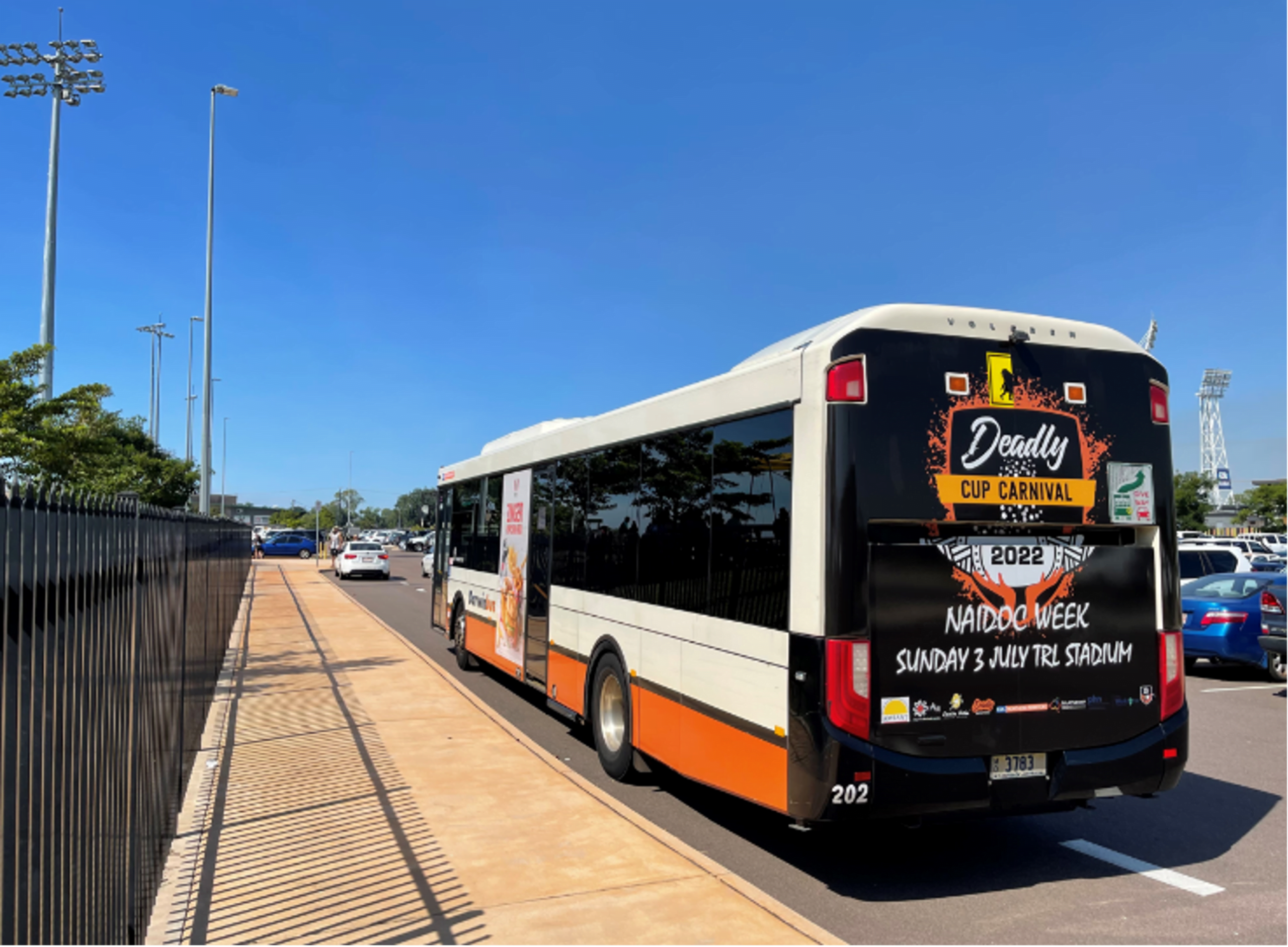 CDC NT Bus With NAIDOC Week Ad