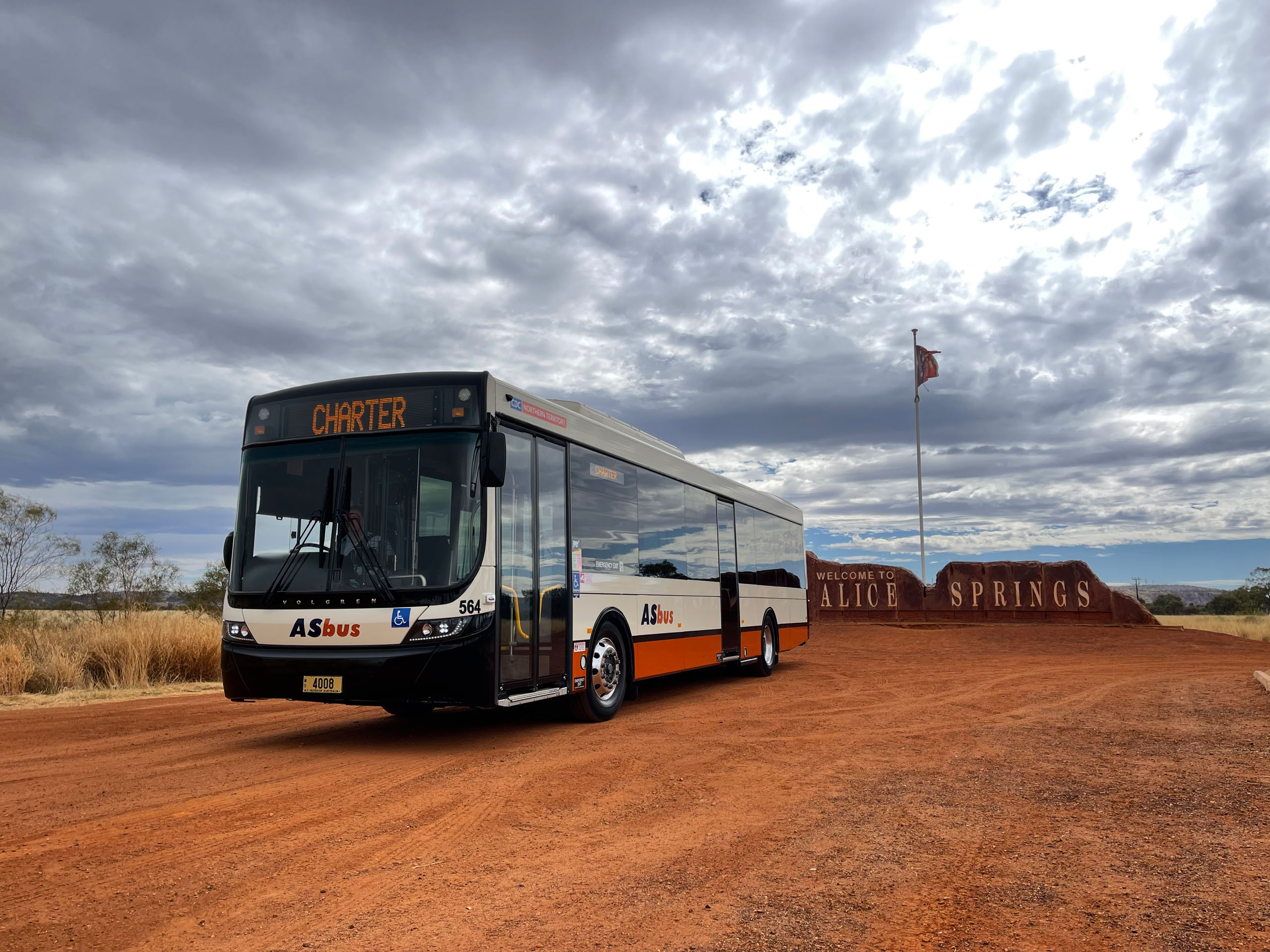 CDC NT Bus in Alice Springs