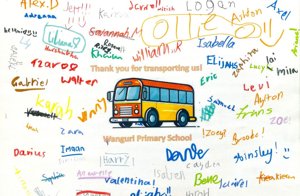 2023 Bus Poster By School Kids For Glenn NT Taken By SS V2 Resized